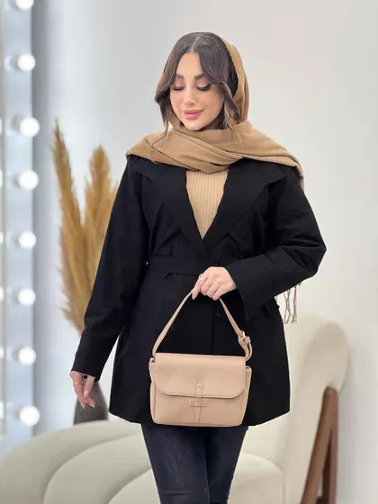 بارانی دوخت دار دو جیب