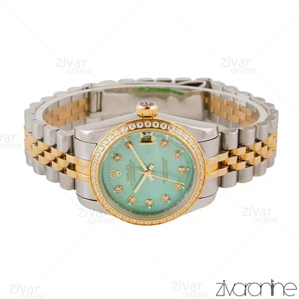 ساعت رولکس دیت جاست صفحه تیفانی 104848