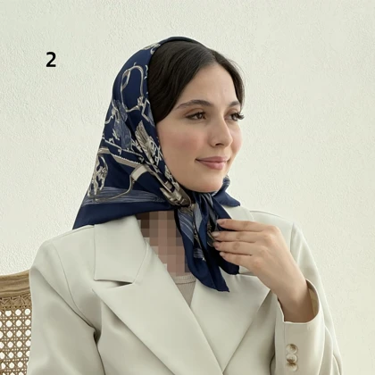 مینی اسکارف زنانه طرح زنجیری | آی بولک