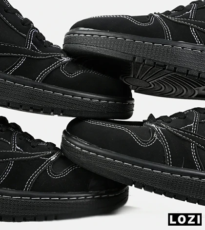 کفش کتانی مردانه مشکی NIKE travis scott