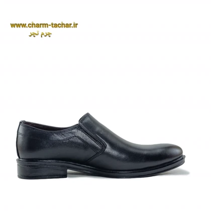 کفش رسمی اداری بدون بند مردانه چرم طبیعیsi665