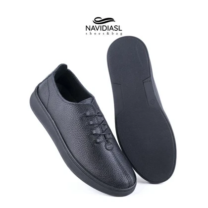 کفش مردانه چرم اسپرت طبی کد 6024025