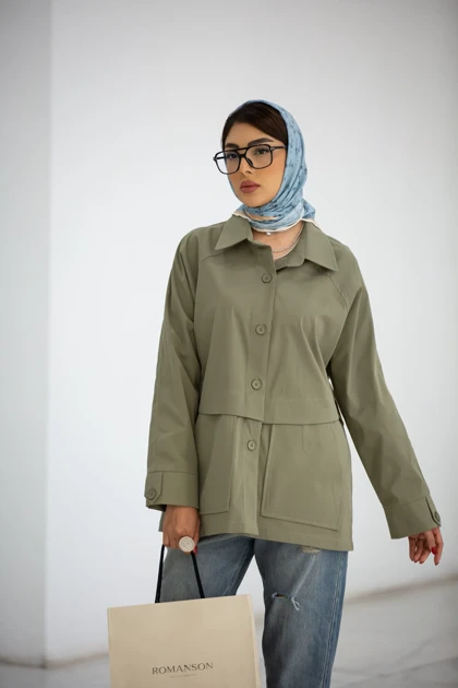مانتو پیراهنی کتان آترین