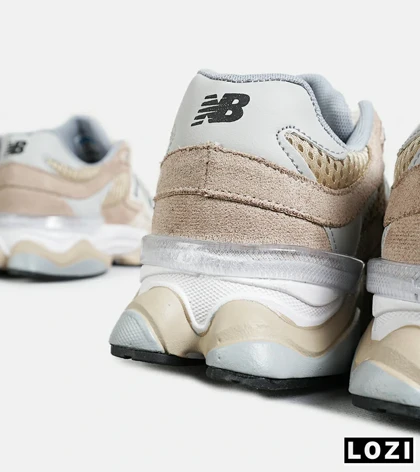 کفش کتانی مردانه و زنانه کرم طوسی NEW BALANCE 9060