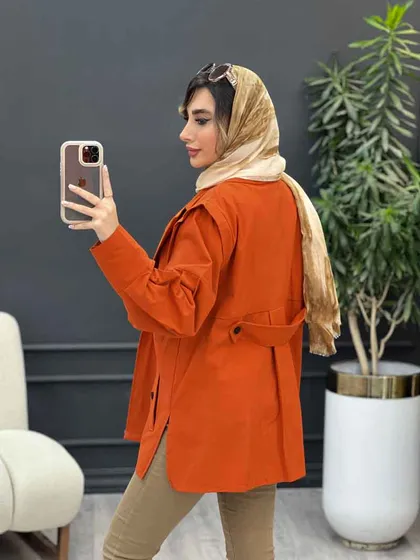 مانتو لینن سر شانه ژیله