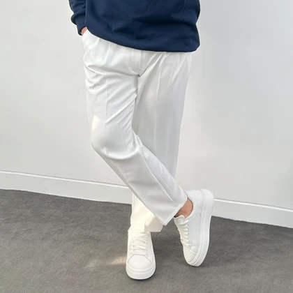 شلوار پارچه ای سفید مام