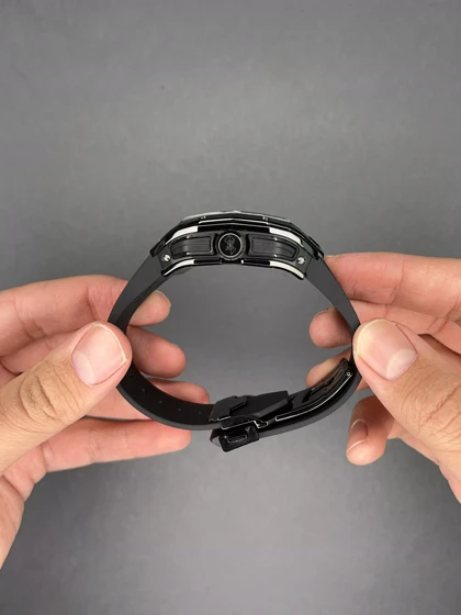 ساعت مچی اوبلو کهکشانی تمام مشکی Hublot Spirit of Big Bang Sang Bleu