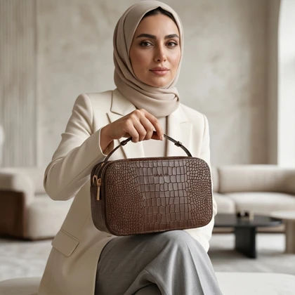 کیف دوشی زنانه چرم یلسان مدل اطلس کد 099-PRM