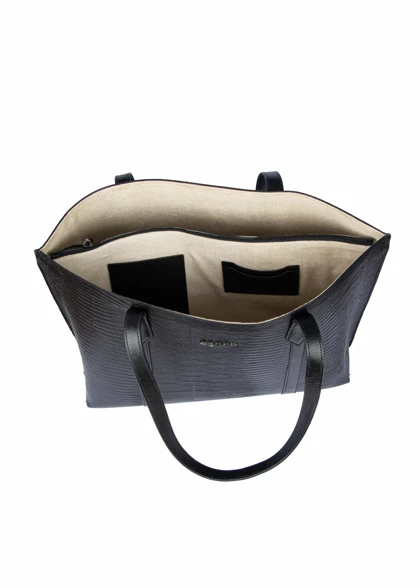 کیف دوشی چرم زنانه مدل مهرسا لیزارد