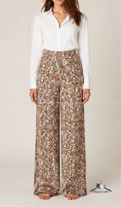 شلوار بگ طرح دار زارا ZARA