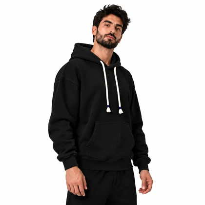 هودی اسپرت بیسیک مدل ZRA-5F0654 مشکی
