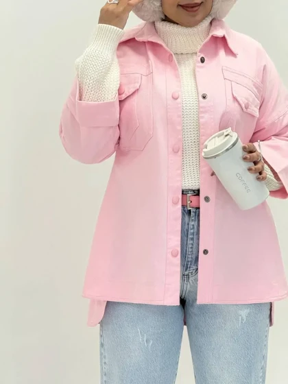 3565-مانتو کتان پیکو