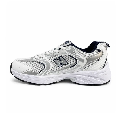 کتانی مدل new balance 530-سفید سرمه ای کد 1504