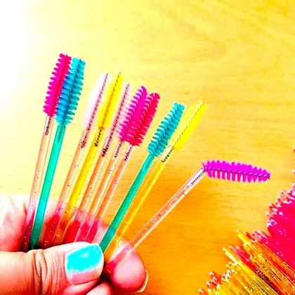 فرچه صابون ابرو دسته اکلیلی بسته 5 عددی