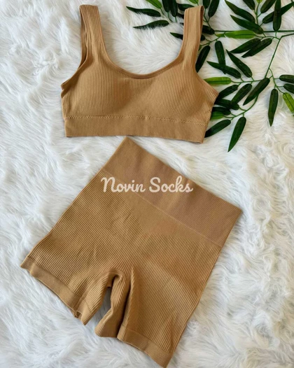 ست نیم‌تنه شلوارک لاله