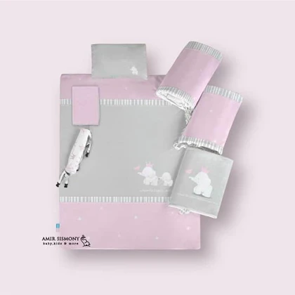 سرویس خواب هفت تکه رزبرن طرح ENDLESS LOVE-GIRL