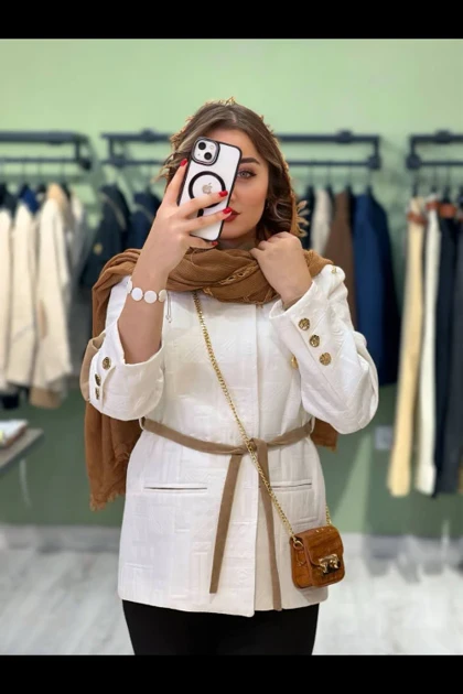 کت زمستانه لاکرا یقه خلبانی آستردار