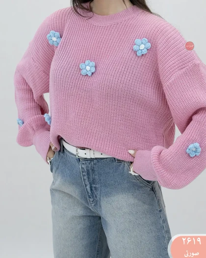 بلوزبافت گل 2619