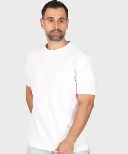 تیشرت لش ساده مشکی و سفید 1718