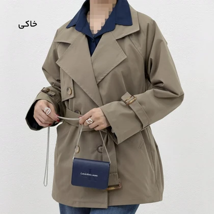 ترنچ کت زنانه کتان زارا | آی بولک