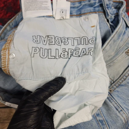 شلوار جین نیم بگ بدون جنسیت pull & bear کد 381