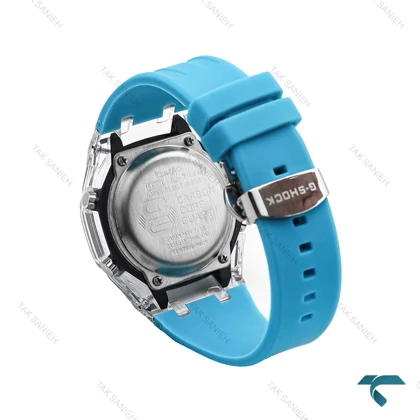 ساعت کاسیو جیشاک GA2100 شیشه ای آبی Casio-6183-G