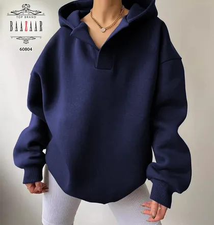 هودی یقه بلیطی BAAZAAR کد 60804