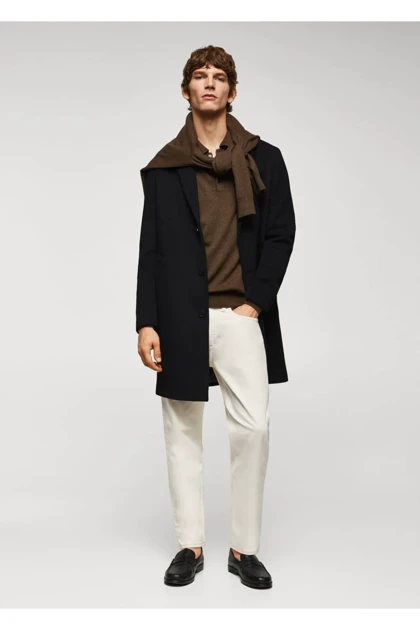 ژاکت بلند مردانه اورجینال mango-man mango-man