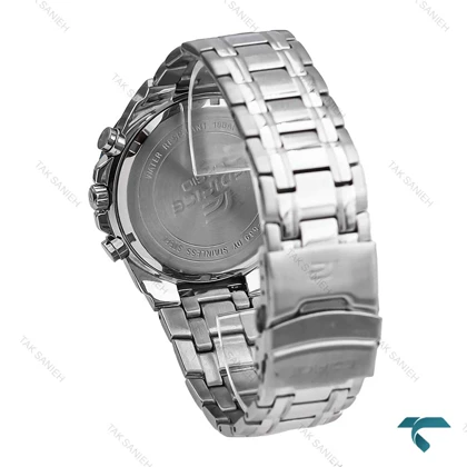 ساعت کاسیو ادیفایس EFR539 مردانه نقره ای صفحه آبی مشکی Casio-6667-G