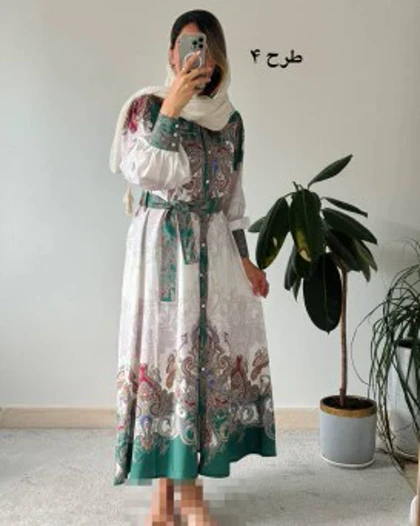 پیراهن طرحدار مزونی پریچهر