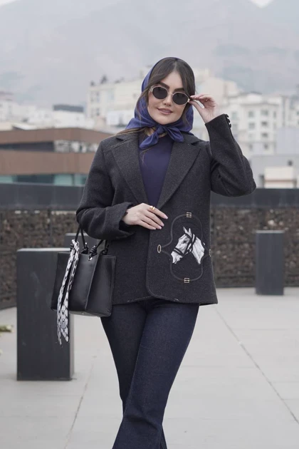 کت " مایا " مشکی دغالی