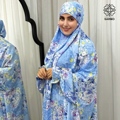 چادرنماز آستین‌دار شقایق