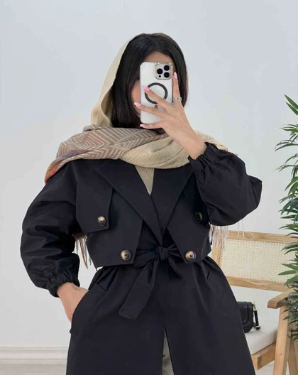 بارانی ژیله پله ای سارینا (89)کد:4411