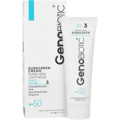 ضد آفتاب رنگی بژ روشن (پوست خشک) ژنو بایوتیک Geno Biotic