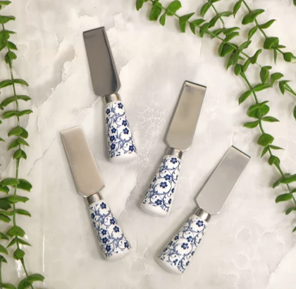 ست صبحانه خوری مدل دنی هوم طرح گل آبی