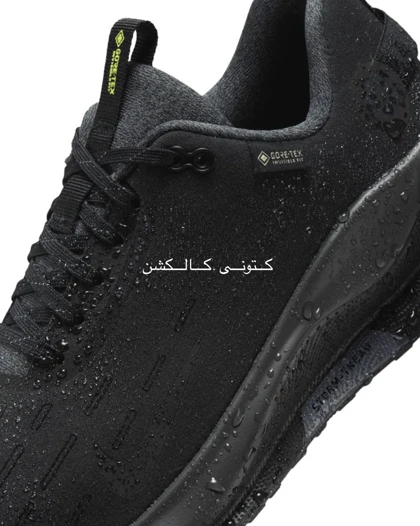 کتانی نایک ری اکت اینفینیتی ران گورتکس مشکی طوسی Nike React Infinity Run 4 GORE_TEX