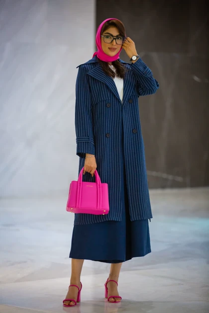 مانتو دیپلمات ژیله دار بلند