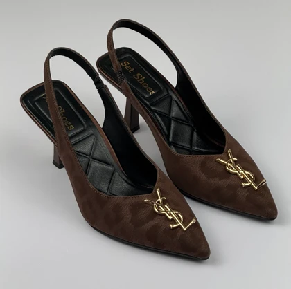کفش پاشنه‌دار YSL پشت‌باز