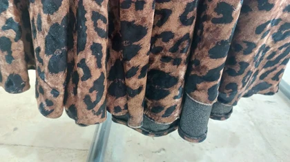 3917-پیراهن مخمل لمیس (ایراددار)