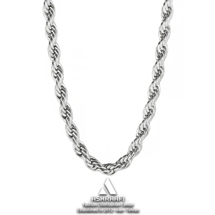 گردنبند نقره‌ای زنجیری Necklace Chain S5