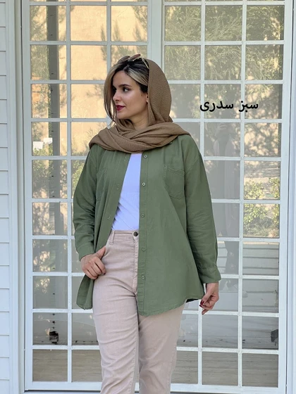 مانتو کتان پاییزه