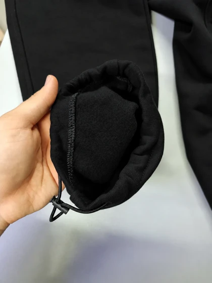 شلوار جاگر مشکی بگ / دمپا دو حالتی استوپر / کد 8001