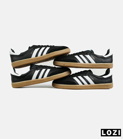 کفش کتانی مردانه و زنانه مشکی سفید کرم ADIDAS Samba