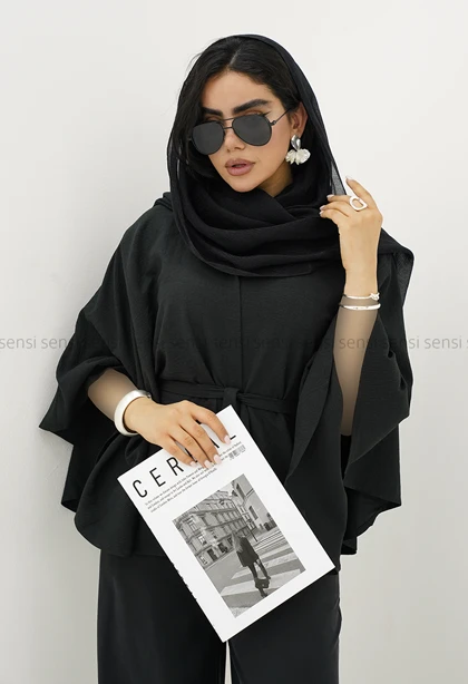 شومیز پانچ کیمونو کد1006083