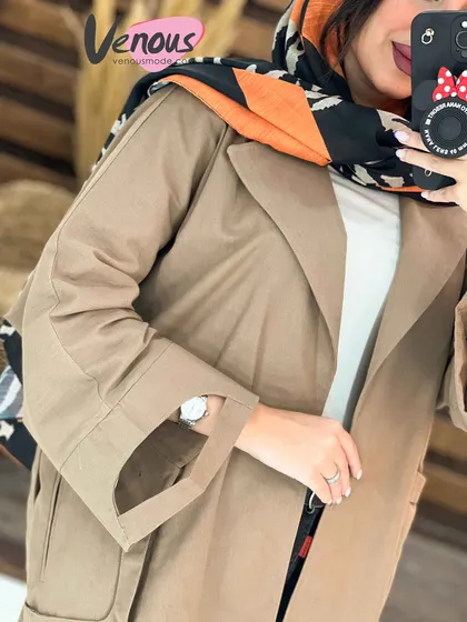 مانتو پانچ آستین چاک