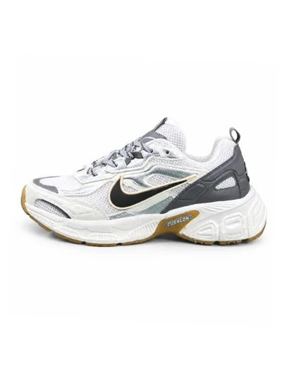 کفش کتانی مردانه مدل نایکیv5k سفید کرم طوسی Nike V5k