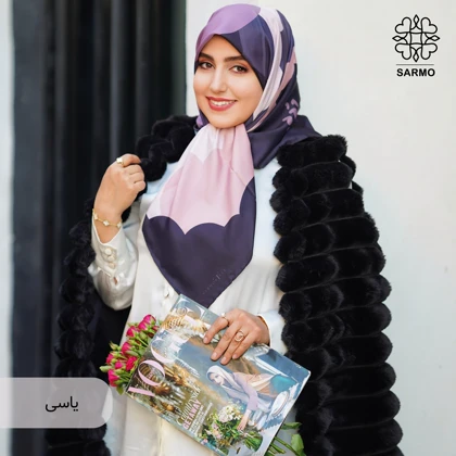 روسری ساتن ابریشم ابرا