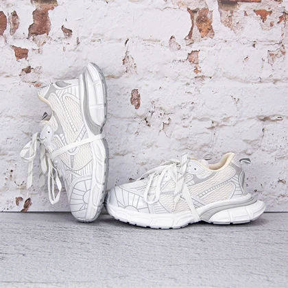 کفش کتانی زنانه بالنسیاگا مدل Balenciaga3xl سفید طوسی