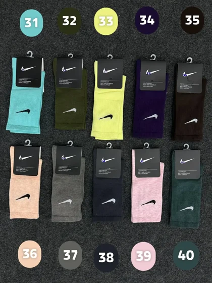 جوراب نخ پنبه ورزشی