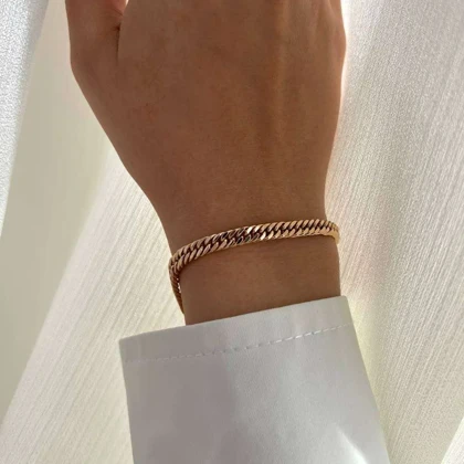 دستبند زنانه طرح کارتی شیک ژوپینگ مدل